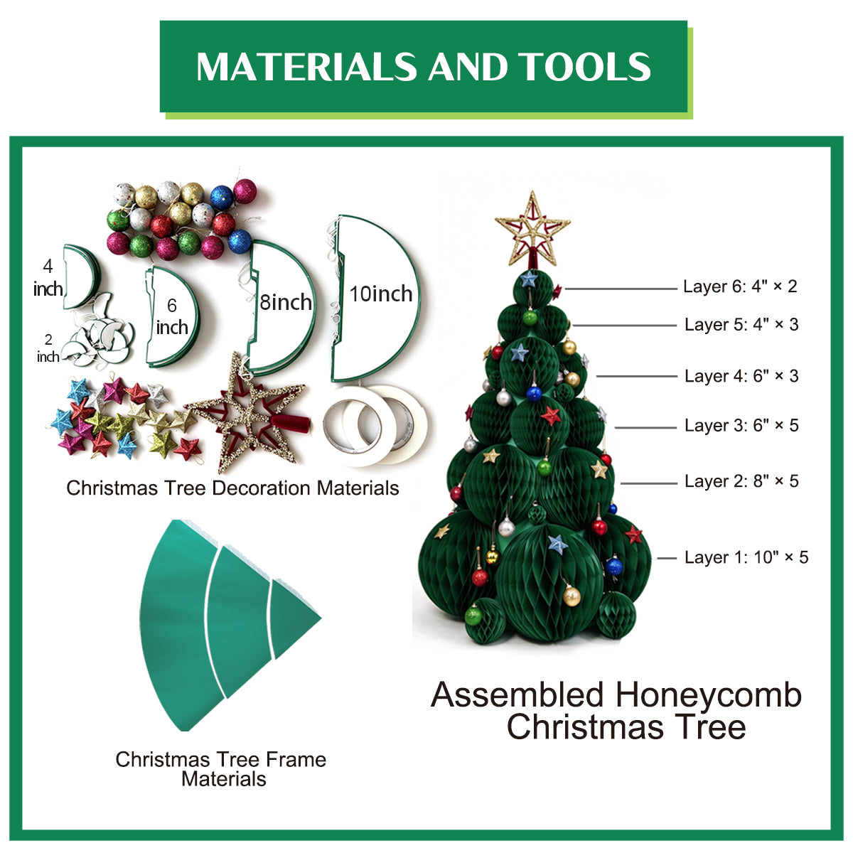 Honeycomb Christmas Tree