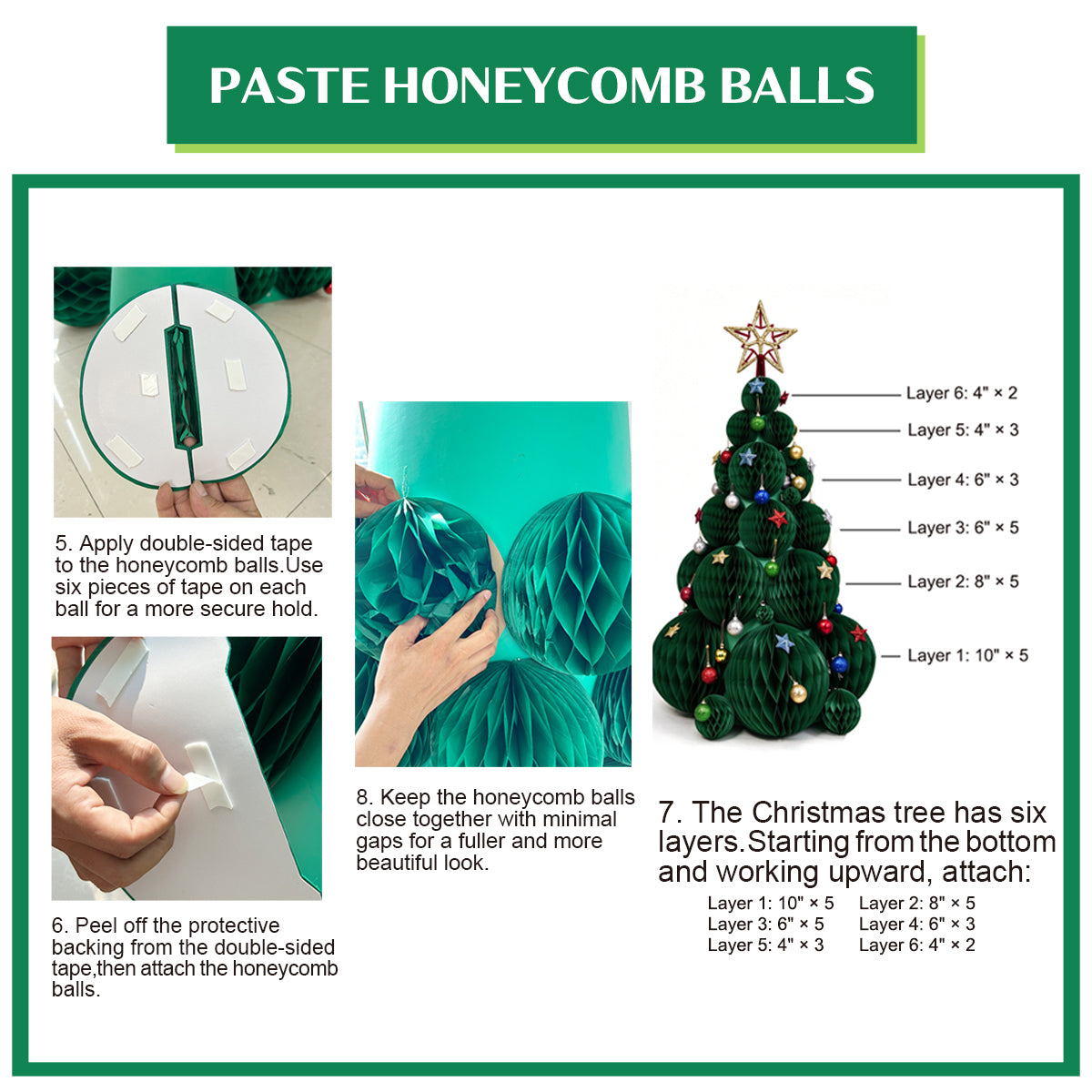 Honeycomb Christmas Tree