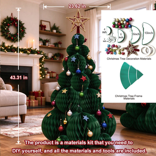 Honeycomb Christmas Tree